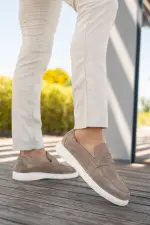 Hakiki Deri Süet Erkek Loafer