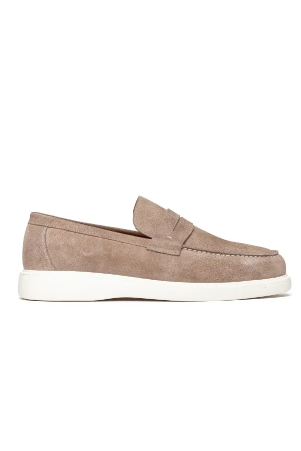 Hakiki Deri Süet Erkek Loafer