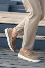 Premium Hakiki Deri Nubuk Erkek Loafer Ayakkabı