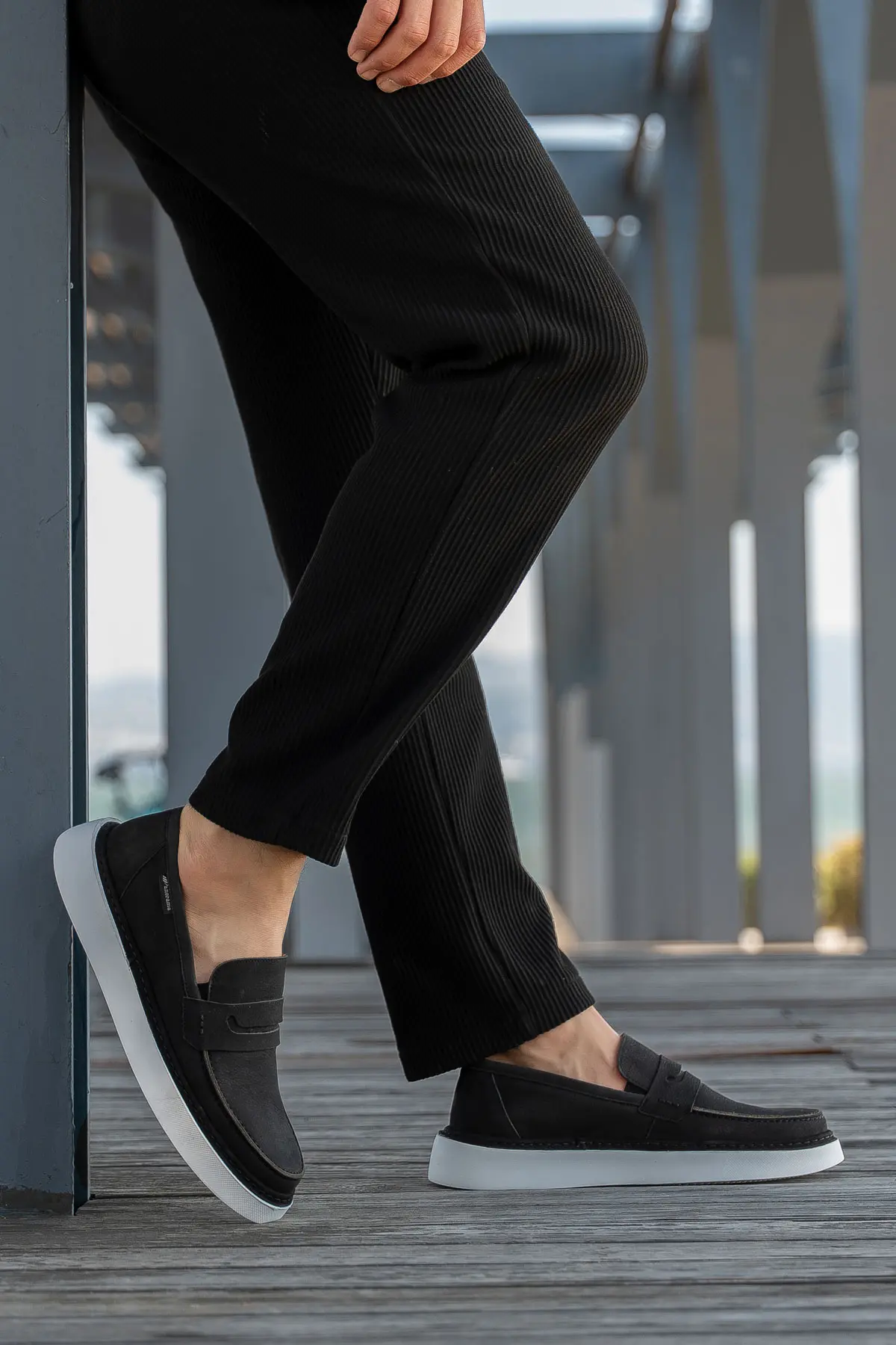 Premium Hakiki Deri Nubuk Erkek Loafer Ayakkabı
