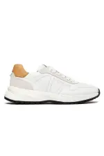 Erkek Hakiki Deri Bağcıklı Sneaker