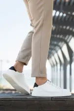 Erkek Hakiki Deri Eva Taban Sneaker