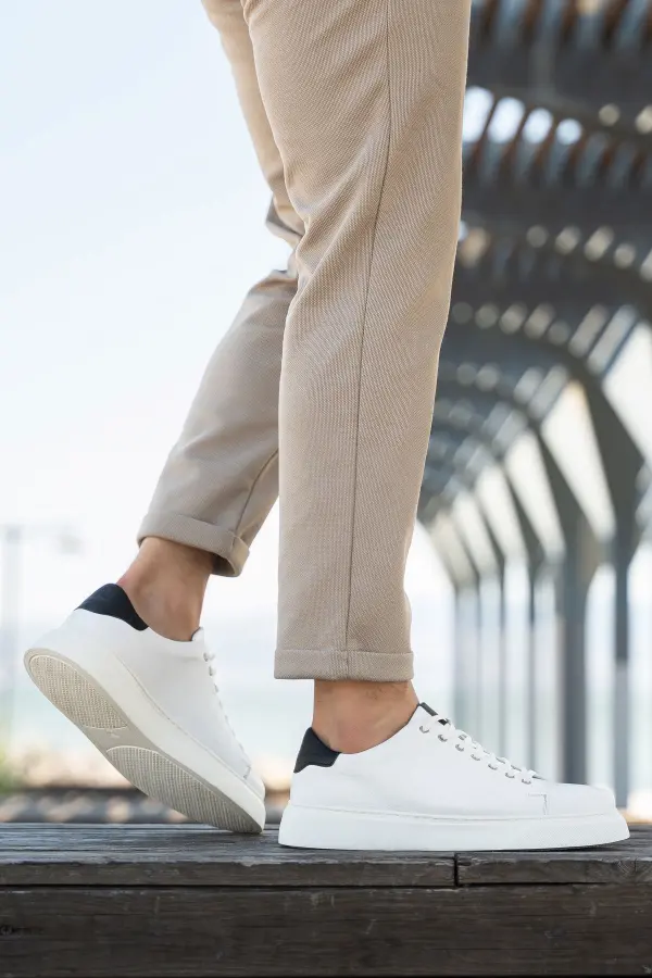 Erkek Hakiki Deri Eva Taban Sneaker