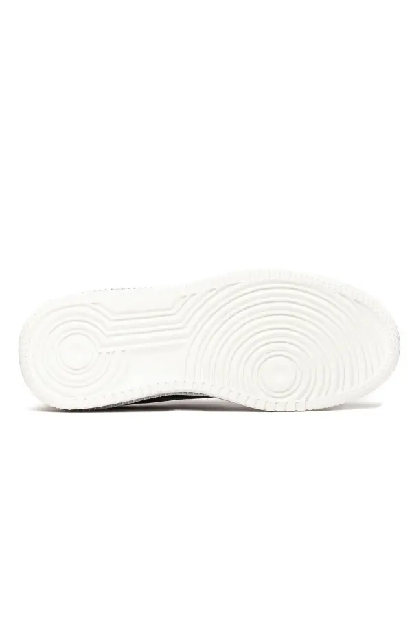 Erkek Hakiki Deri  Şeritli Günlük Sneaker