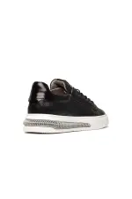 Erkek Hakiki Deri  Şeritli Günlük Sneaker