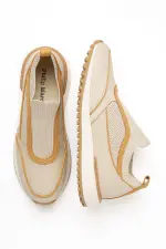 Erkek Hakiki Deri Slip-On Sneaker