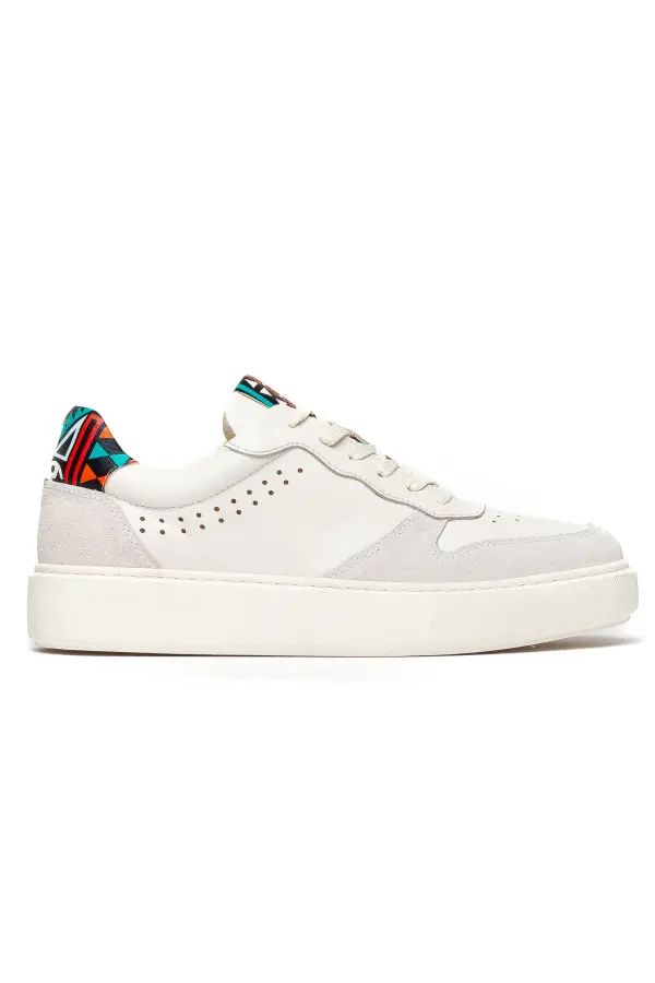 Erkek Hakiki Deri Süet Detaylı Hafif EVA Taban Sneaker