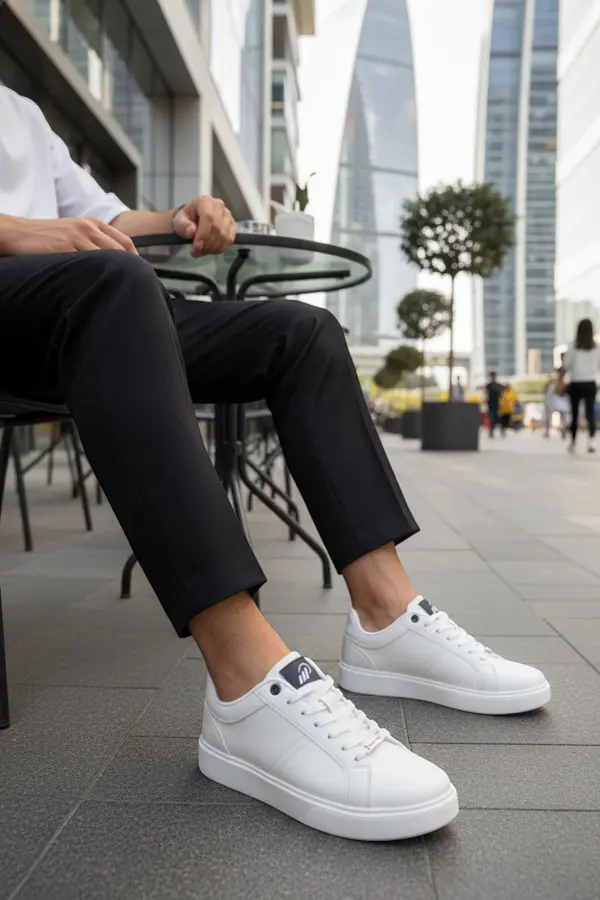 Günlük Beyaz Erkek Sneaker