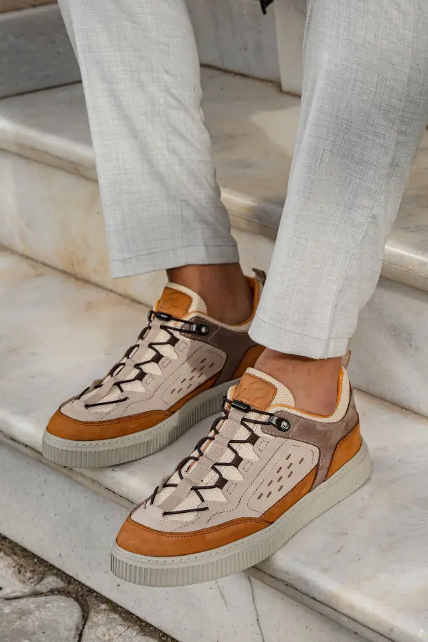 Hakiki Deri Nubuk Erkek Sneaker