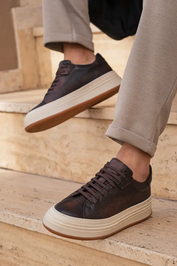 Hakiki Deri Soft Erkek Sneaker