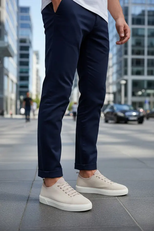 Hakiki Süet İç Dış Deri Günlük Erkek Sneaker