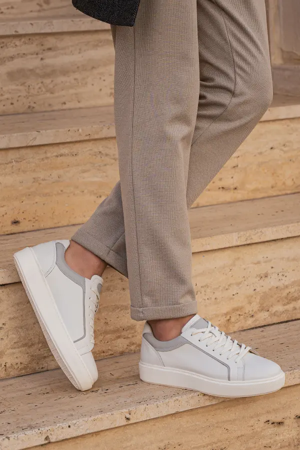 Urban Kalın Taban Deri Erkek Sneaker