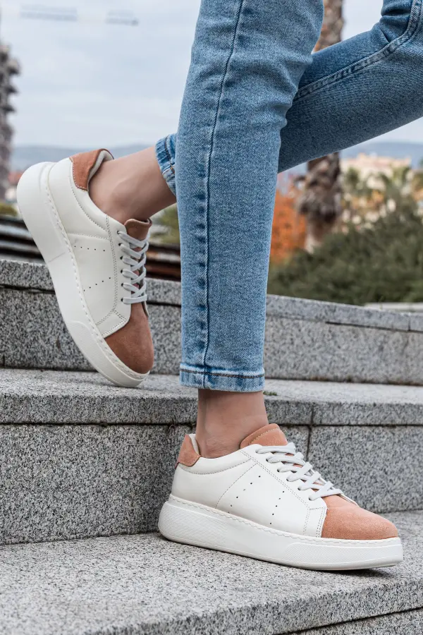 Hakiki Deri ve Süet Kadın Sneaker