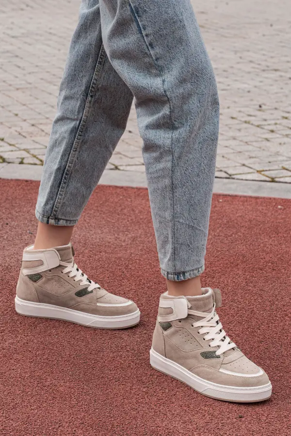 Süet Deri Kadın Sneaker